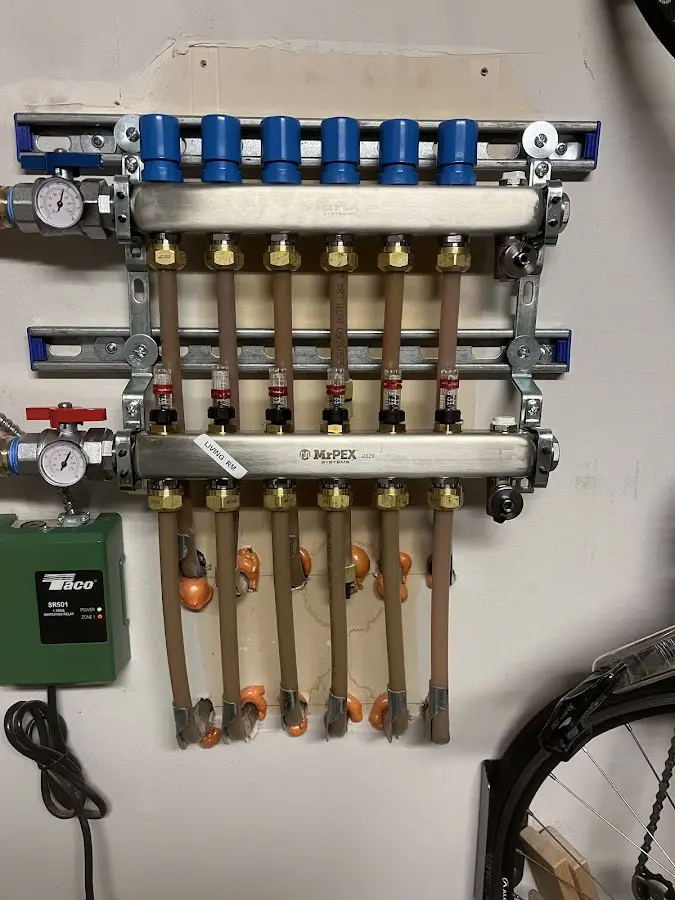 Plumber performing Leak Detection at a residential property in Duquesne